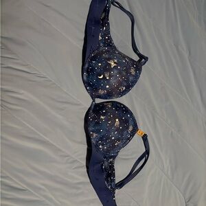 Starry Night Super Push Blue Bra